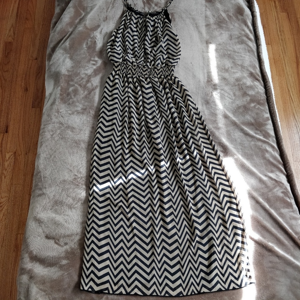 Enfocus Studio chevron maxi dress sz 4